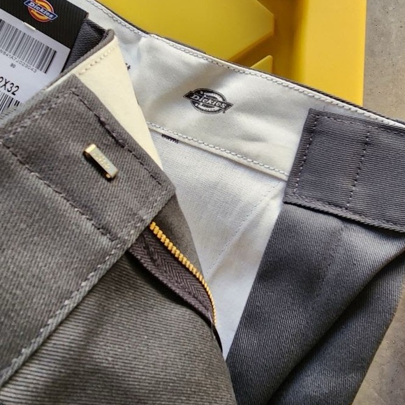 🩶👖🩶 Dickies Men's Loose Fit Double Knee Twill Work Pants - Charcoal - Size 32x32 - Picture 3 of 9